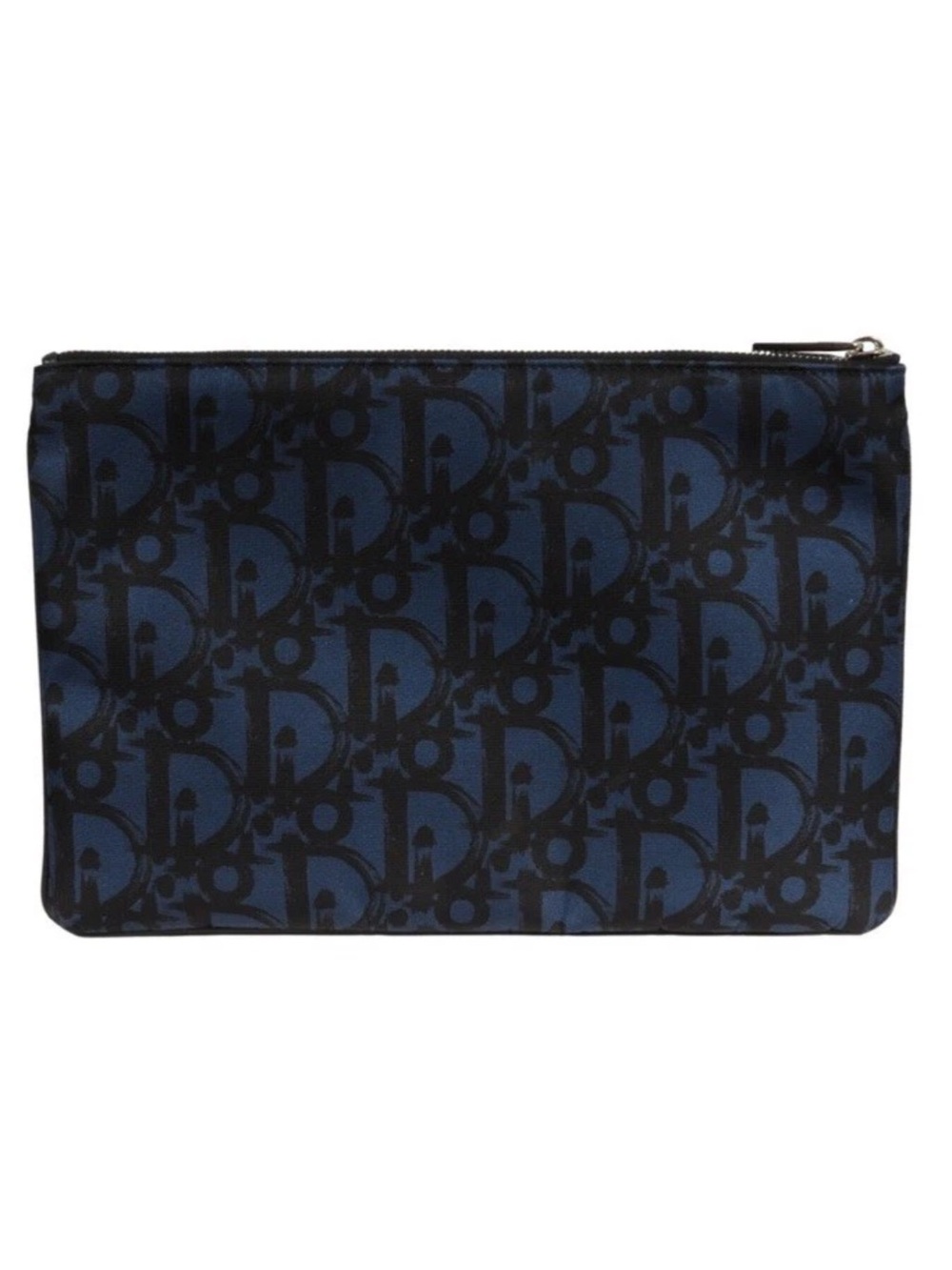Dior Oblique Logo Pouch Blue /Black - Picture 2 of 9